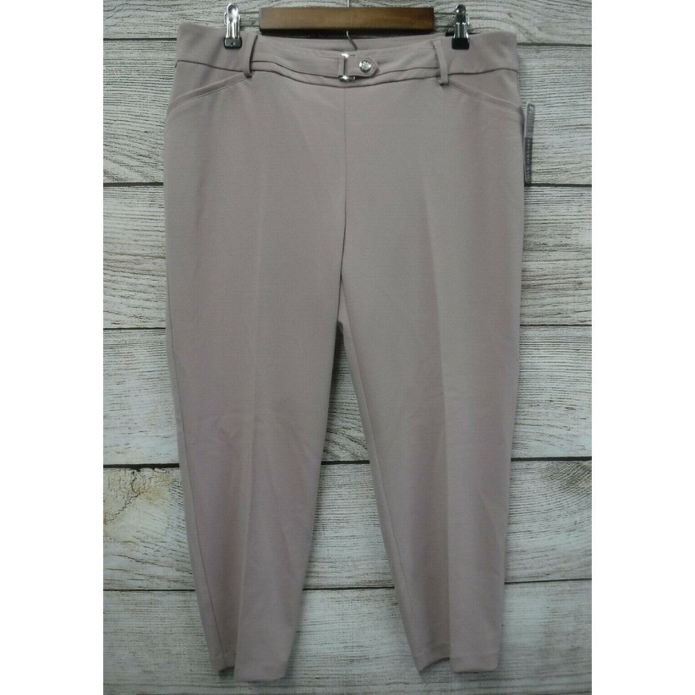 Soho Stretch Pants Womens Size PXL Pink Pull On Slim Stretch Ankle Pants New